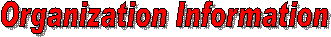 Organization Information