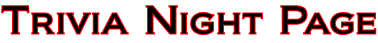 trivia night header